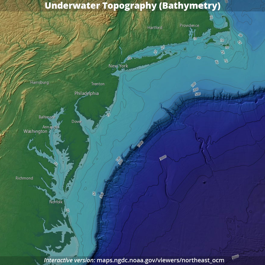 continental shelf underwater