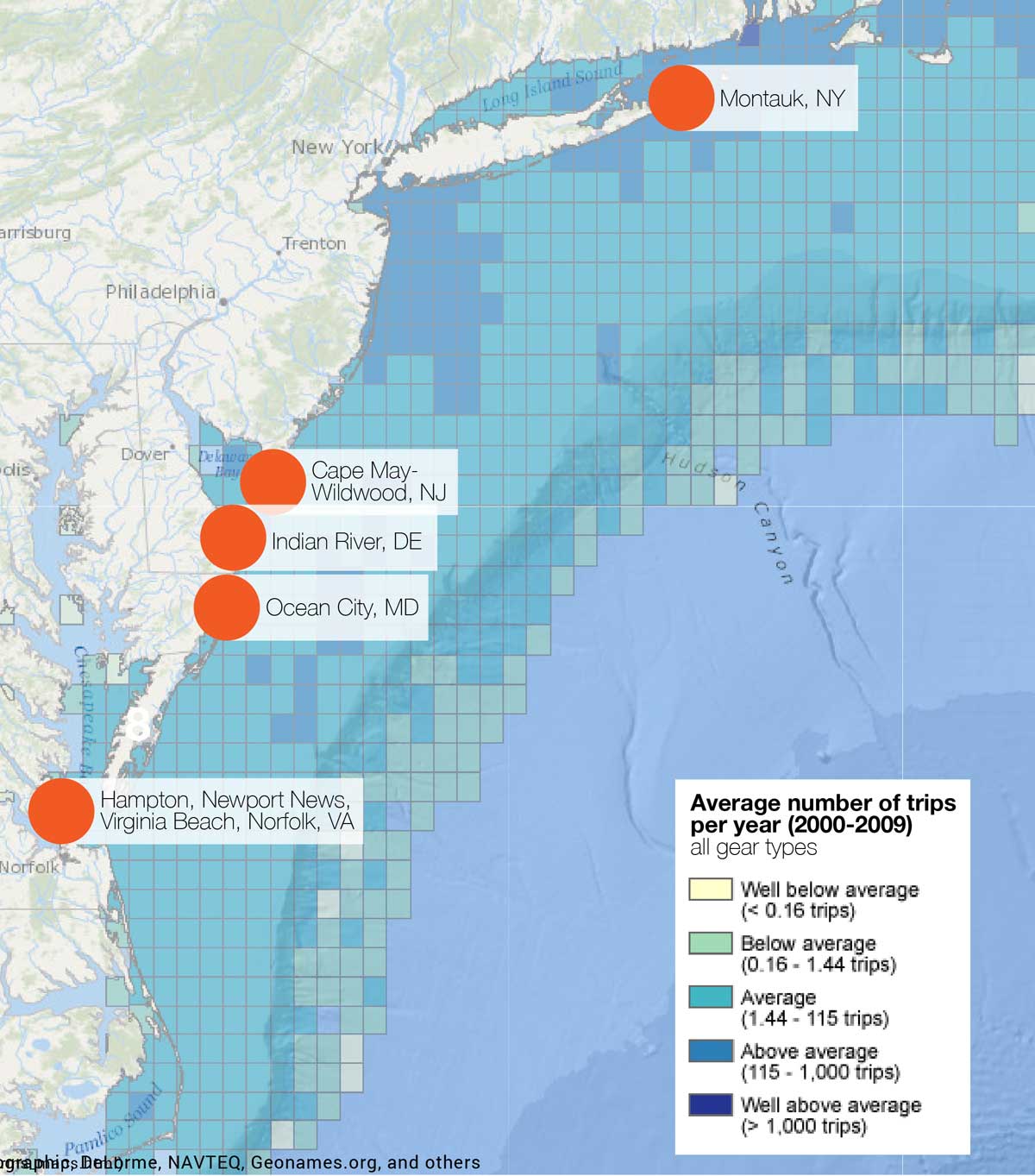 Commercial fishing is an important maritime industry